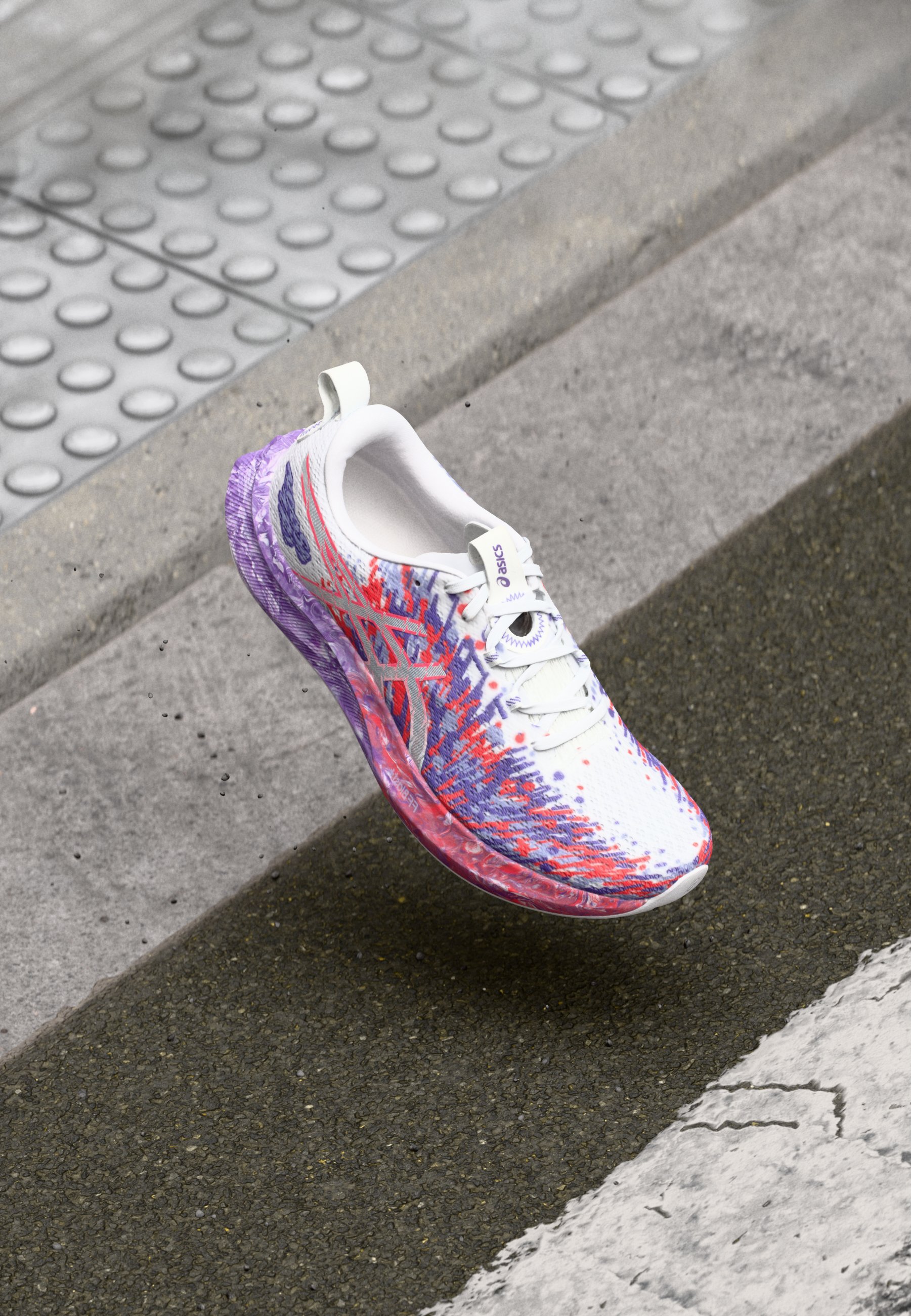 Zapatillas Running Asics Hyper Speed Mujer Blancas Rosas Y