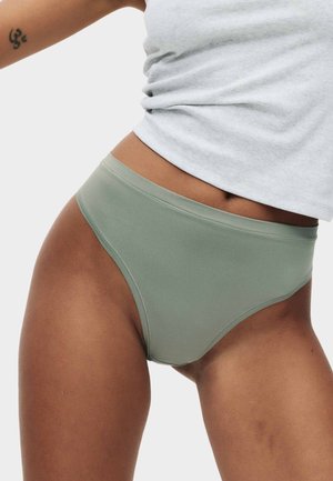 Marks & Spencer, 3PK FLEXIFIT HIGH WAISTED - Tanga - soft green