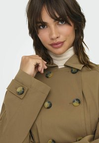 ONLY ONLAPRIL LIFE SHORT TRENCHCOAT - Korte frakker - toasted coconut