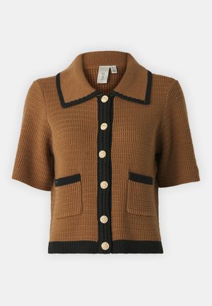 YAS YASKLOMA CARDIGAN - Vest - beige