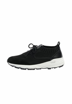 Sneakers laag - black  knit