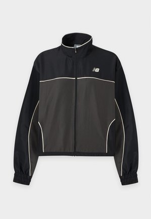 New Balance, TRACKSIDE - Training jacket - black/dark grey