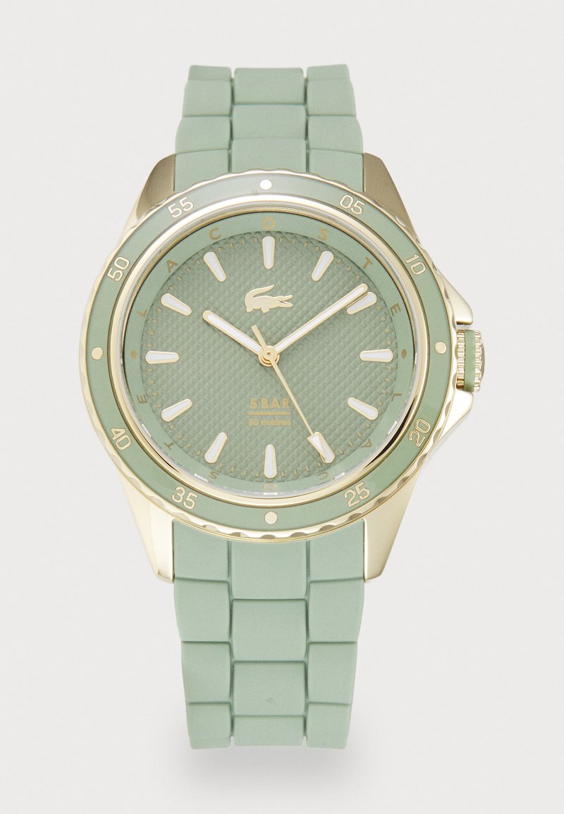 Lacoste SANTORINI - Karóra - green/gold-coloured