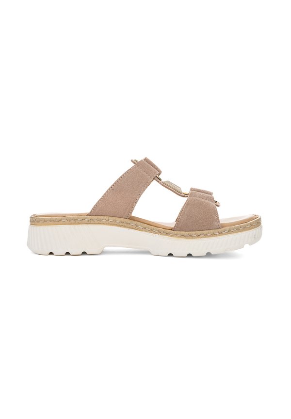 CAPRI-S - Pantolette hoch - beige