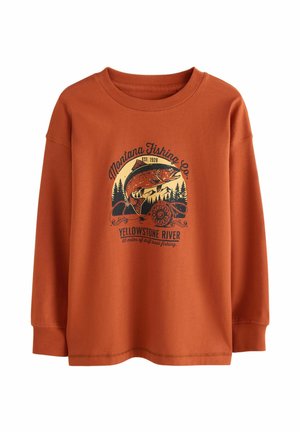 Next, REGULAR FIT  - Langarmshirt - rust outdoors