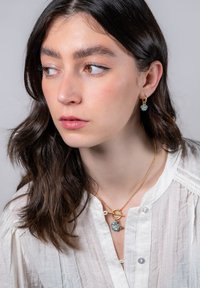 FABLE ENGLAND BUTTERFLY & FLOWER - Ketting - blue gold-coloured