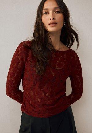 Next LONG SLEEVE  - Blouse - cherry red