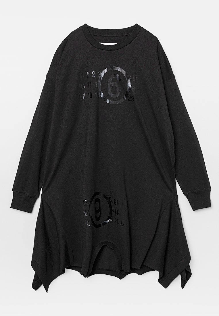 MM6 Maison Margiela Jerseyjurk zwart MM6 Maison Margiela Jerseyjurk zwart