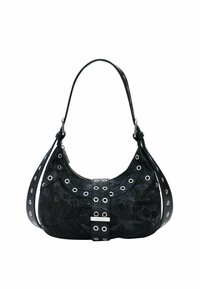 WITH EMBOSSED STUDS - Handbag - grey