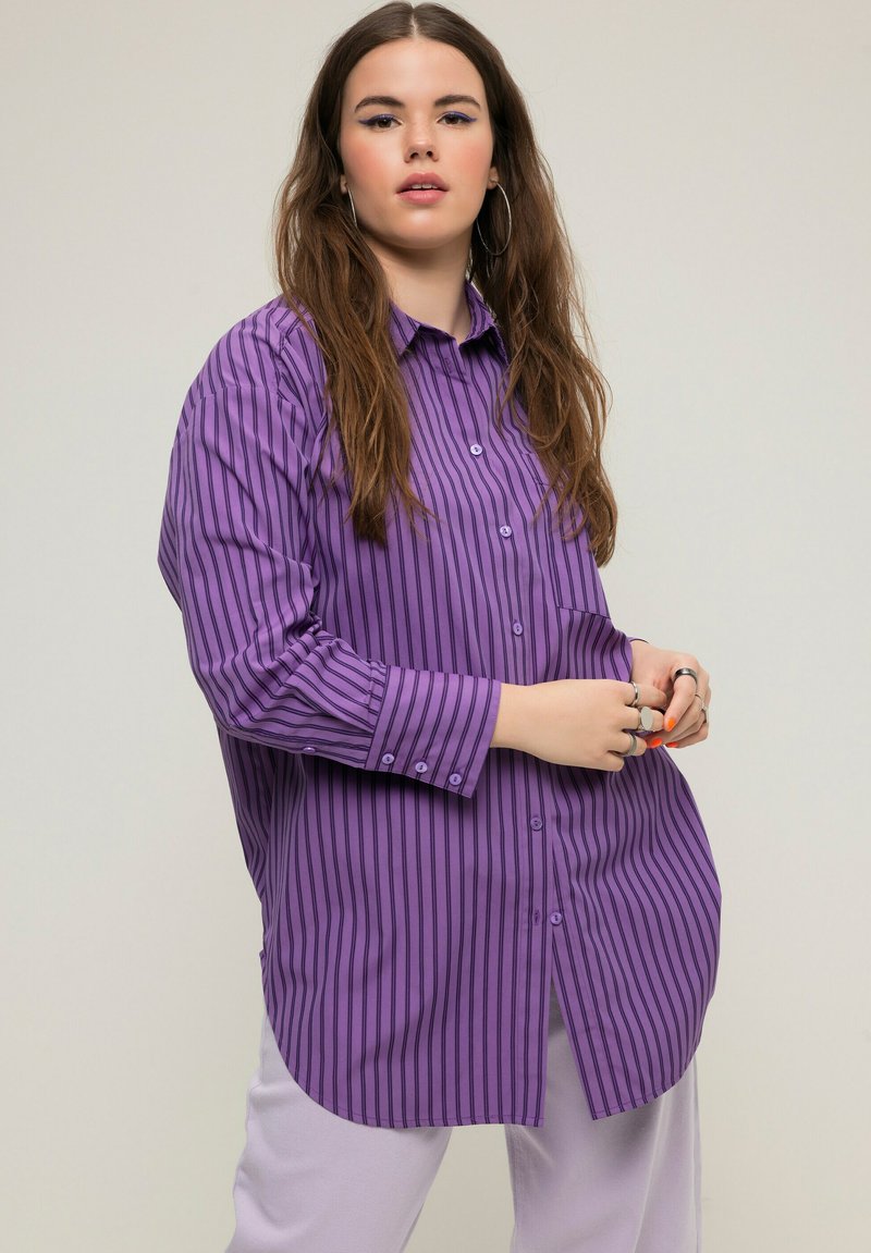 Studio Untold STRIPED LONG SLEEVE - Košilová halenka