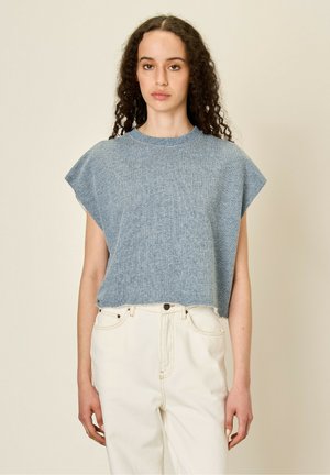 American Vintage DÉBAR OFYBOW - T-shirt basic - tornade chine