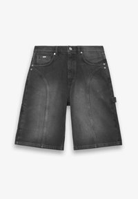 DIVIDING SEAMS BAGGY UNISEX - Jeansshort - granite black