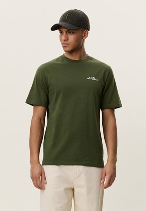 Les Deux, SIGNATURE  - Βασικό μπλουζάκι - rifle green