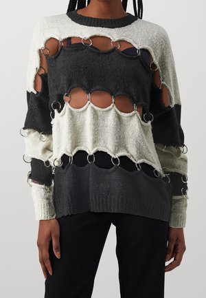 Strickpullover - white