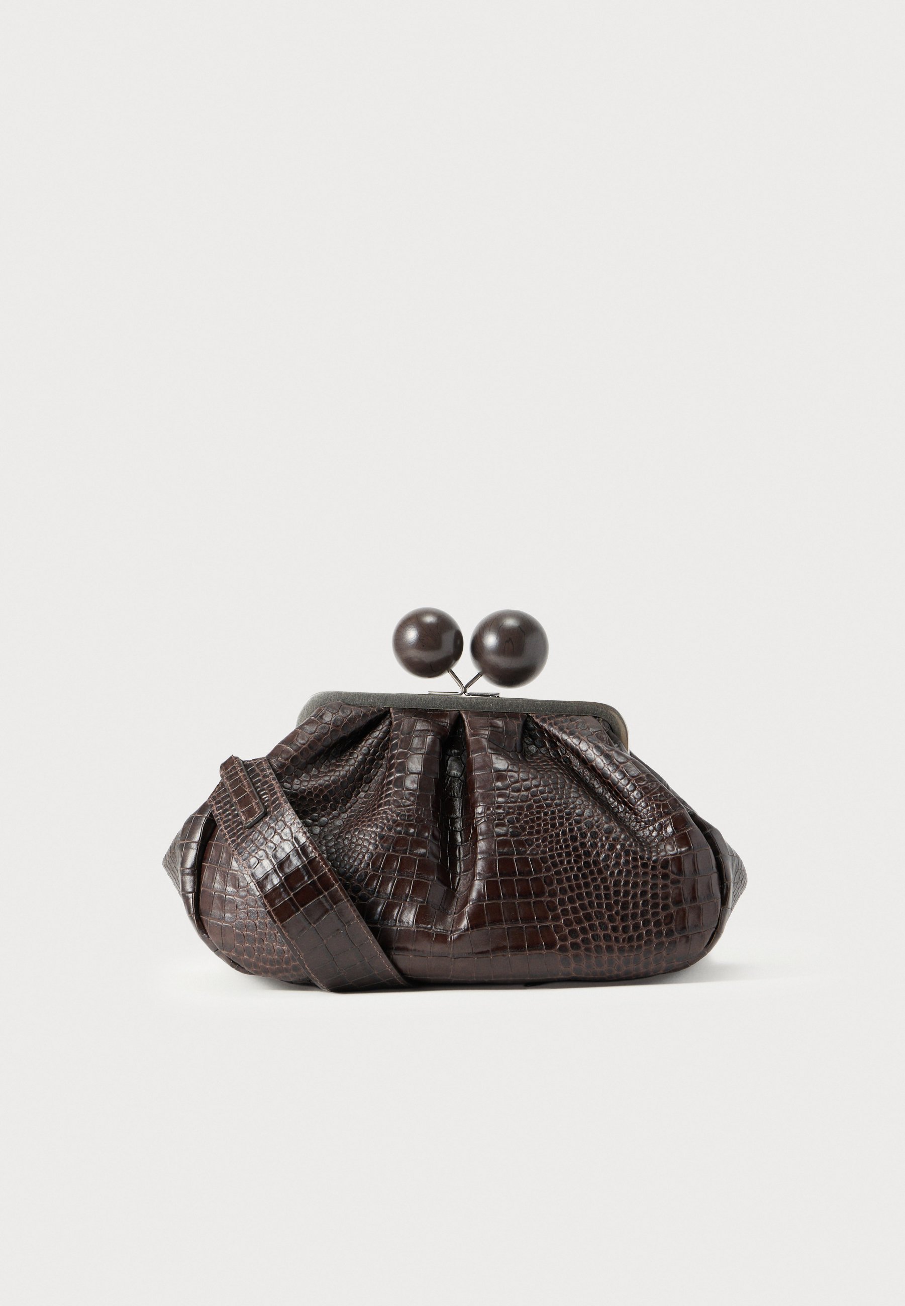 Weekend Max Mara ALISSO - Geantă plic - marrone scuro/maroniu