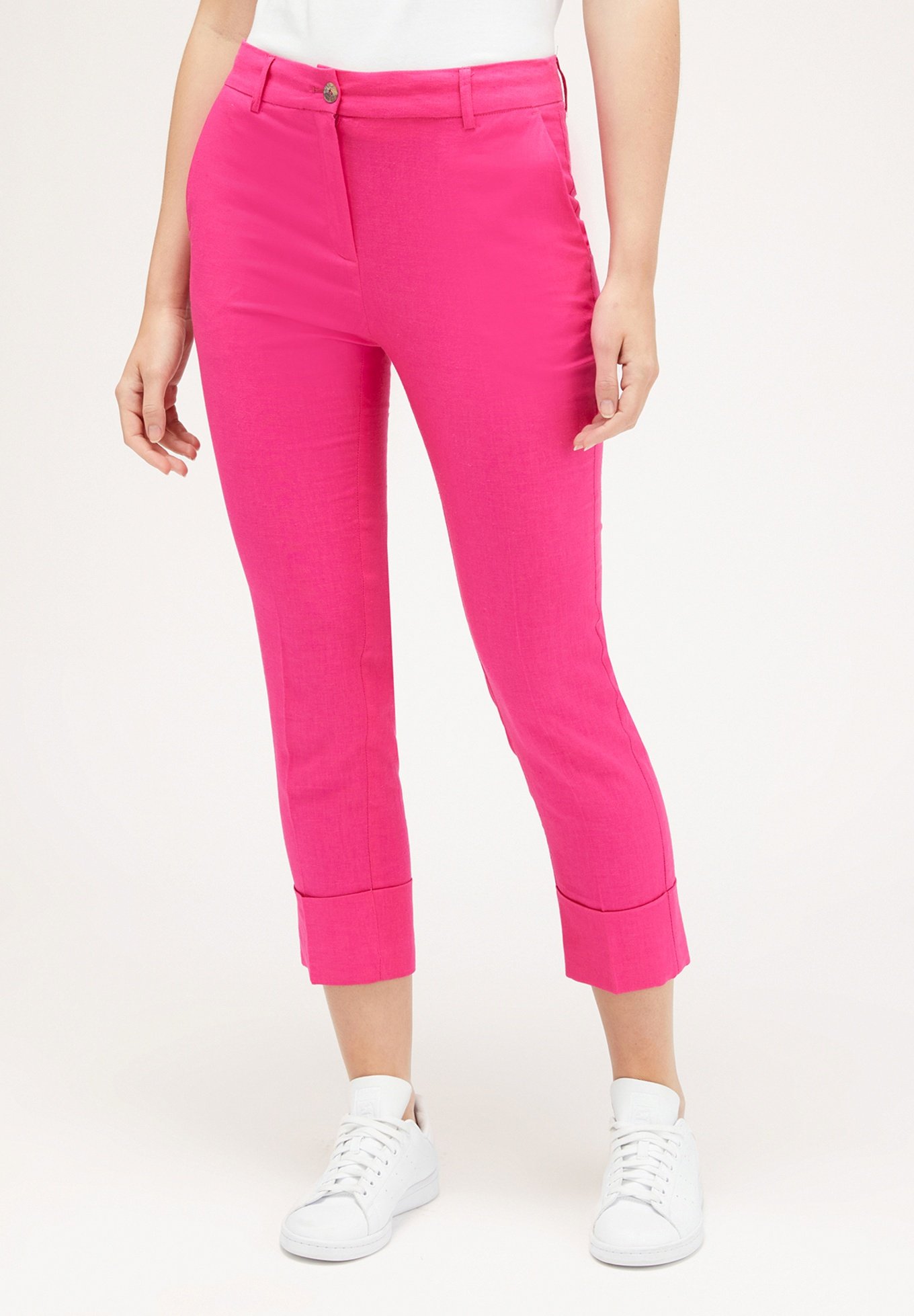 Motivi CAPRI MISTO Pantaloni fucsia/roz neon - Main Image
