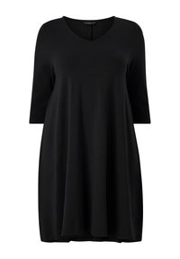 MIT A-LINIEN - Žerzejové šaty - schwarz