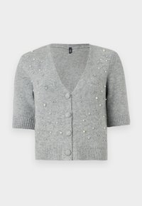 ONLRENE BLING CARDIGAN - Cardigan - medium grey melange
