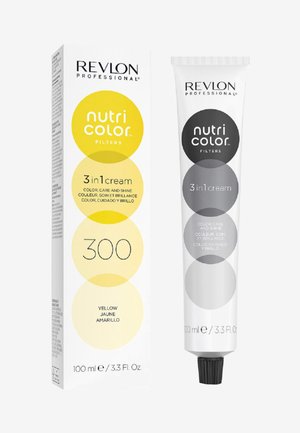 Revlon Professional NUTRI COLOR™ FILTERS 3 IN 1 CREAM COLOR CARE AND SHINE, SEMI PERMANENT HAIR COLOUR CONDITIONER - Coloration - 300 yellow