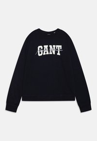 GANT ARCH SCRIPT C NECK UNISEX - Pusa - evening blue