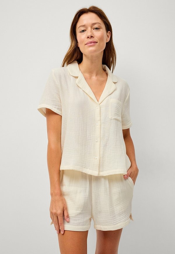 Nachtwäsche Shirt - weiß