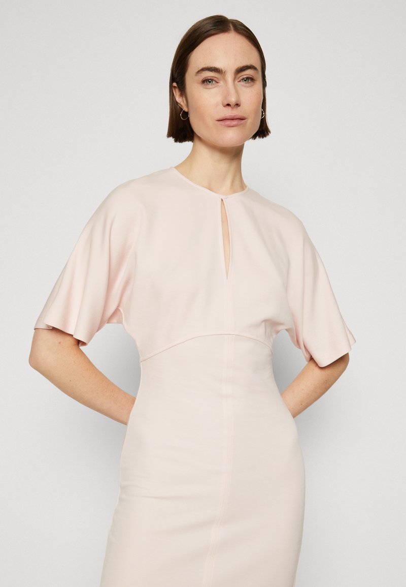 chinese dress ladies Tommy Hilfiger Women's Sleevless Boat Neck Fold Detail Crepe Sheath Mini  Dress, Hot Pink, 8 at Amazon Women's Clothing store