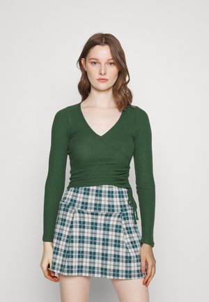 COZY CORE WRAP SIDE CINCH - Camiseta de manga larga - pine needle