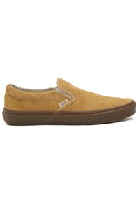 Vans CLASSIC SLIP-ON UNISEX - Belebújós cipők - pig suede gum antelope
