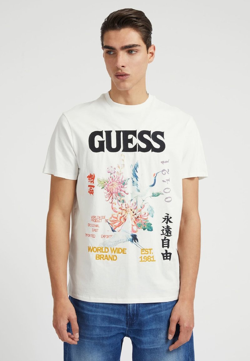 Guess TShirt print weiß Zalando.at