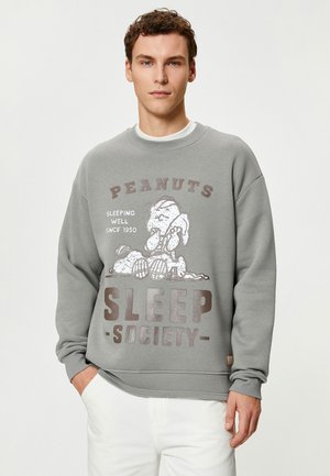 SNOOPY PRINTED LICENSED CREW NECK  - Sudadera - grey