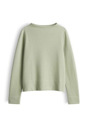 OPUS, REGULAR FIT STRUCTURED FUNNEL NECK - Sweater - soft matcha