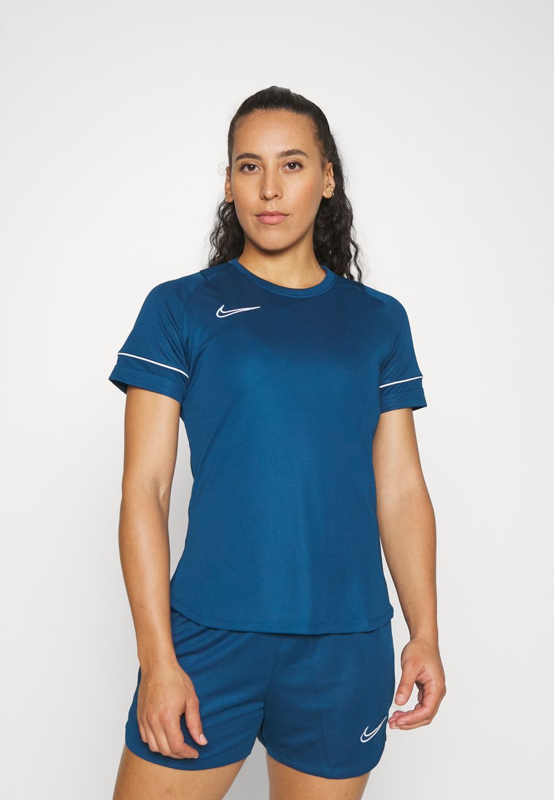 Nike Performance ACADEMY Sports Tshirt valerian blue/white/blue Zalando.co.uk
