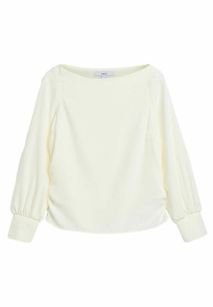 GATHERED SIDES REGULAR FIT - Pusero - ecru