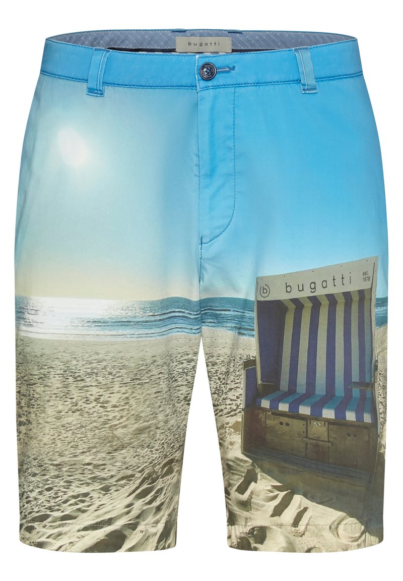 Herren Chino Shorts | Bugatti EINEM EXCLUSIVEN PRINT Shorts hellblau - NG14066 Herren Chino Shorts | Bugatti EINEM EXCLUSIVEN PRINT Shorts hellblau - NG14066