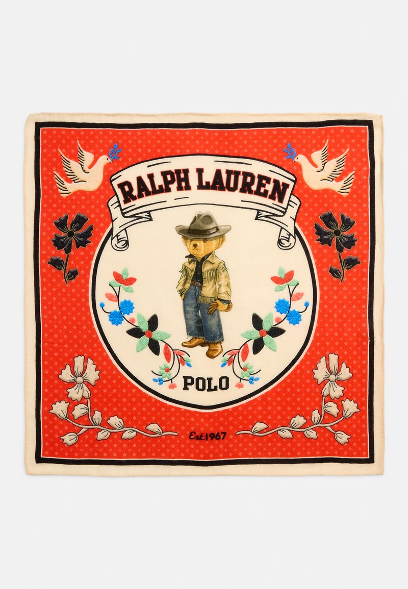 Polo Ralph Lauren POLO BEAR WOOL SCARF - Skjerf - red multi