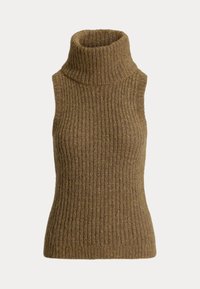 WOOL BLEND SLEEVELESS TURTLENECK SWEATER - Topper - multi