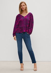 comma Camicetta - pink floral print