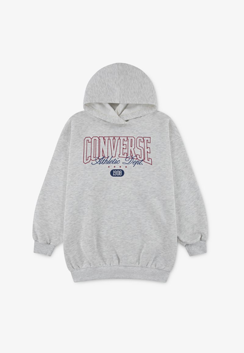 Converse BOYFRIEND HOODIE - Mikina s kapucňou - birch heather/sporty berry