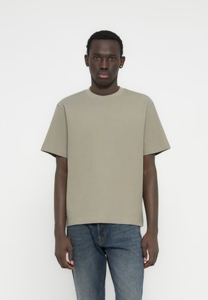 JJEHARRISON STRUCTURE TEE  O NECK - T-shirt basic - vetiver