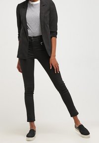 Selected Femme T-shirt med print - dark blue