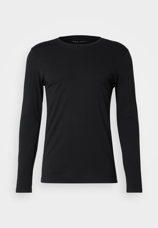 PI-YT-BAS0-0122 LONG SLEEVE TEE / 802 - BLACK - Long sleeved top4