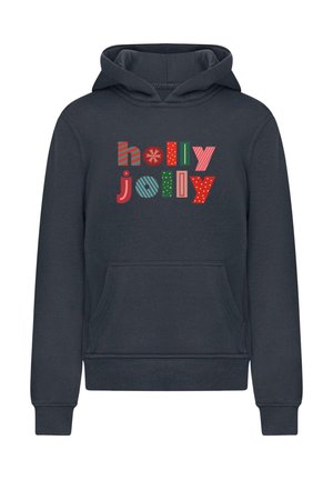CHRISTMAS HOLLY JOLLY MOOD - Hoodie - navy