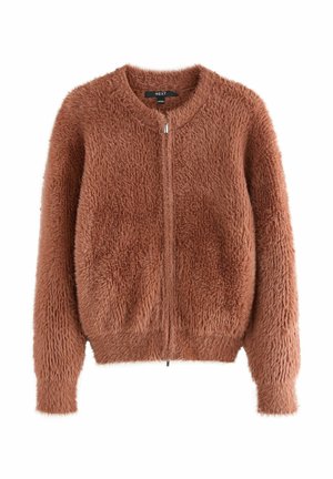 REGULAR FIT - BEAR ZIP-UP - Talvitakki - camel brown