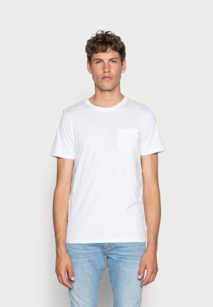JJEPOCKET - T-shirt basic - white
