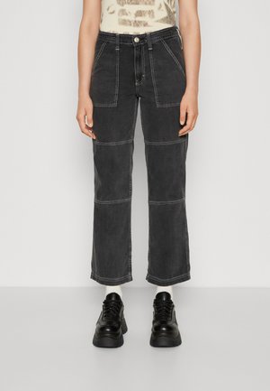 BDG Urban Outfitters UTILITY SKATE - Široke kavbojke - washed black
