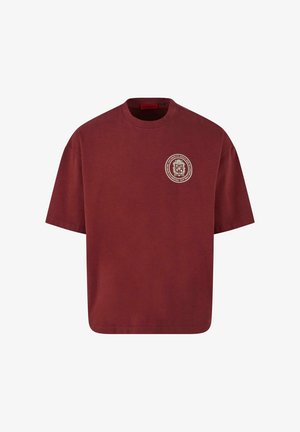 CAMDEN - Nyomott mintás póló - bordeaux