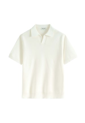 FRILIVIN, POLO COL OUVERT PREMIUM - Polo - blanc