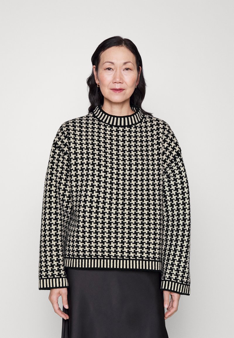 ARKET Jumper black/white/black Zalando.co.uk