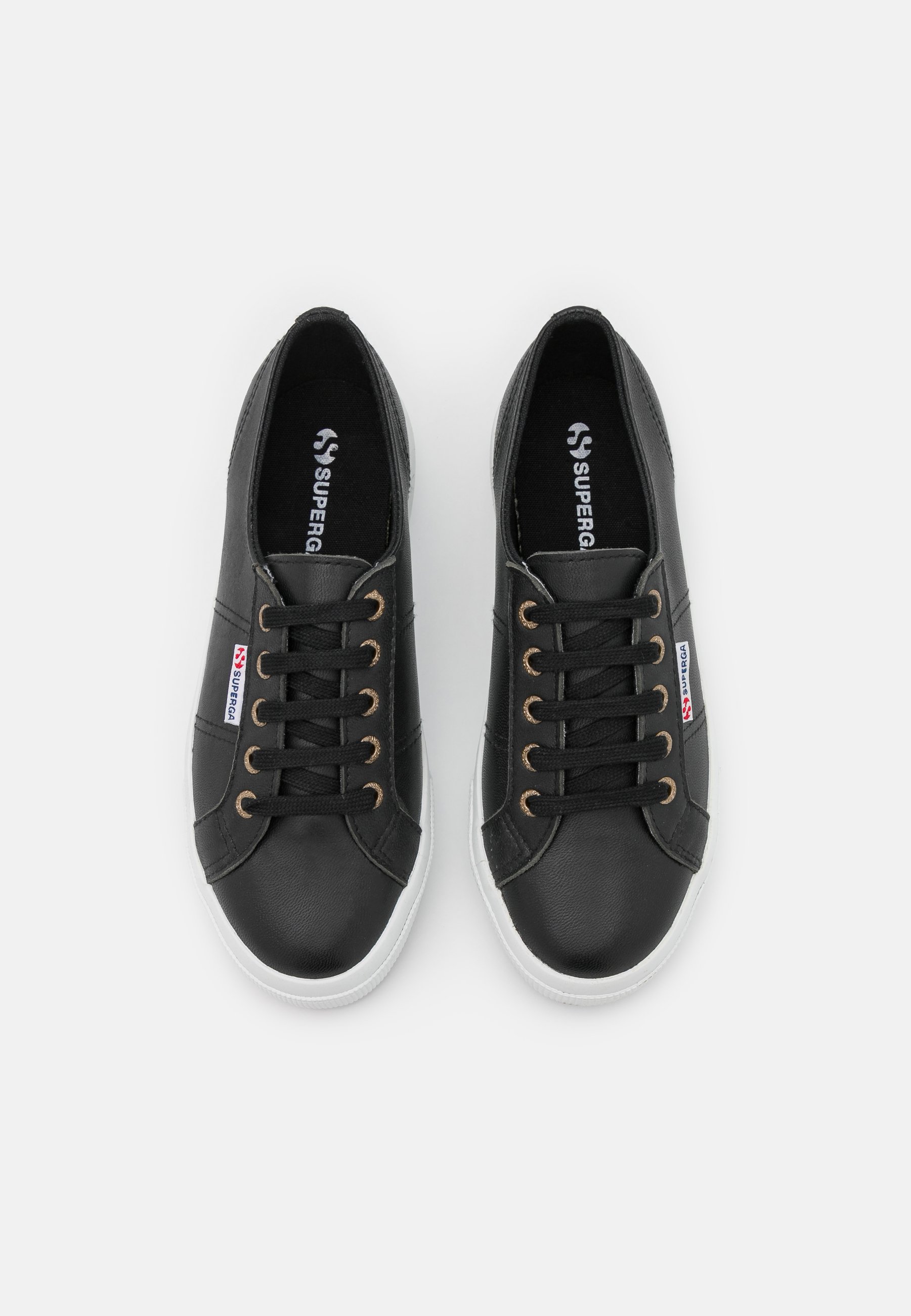 Superga Sneakers laag - black/white/zwart - Zalando.nl