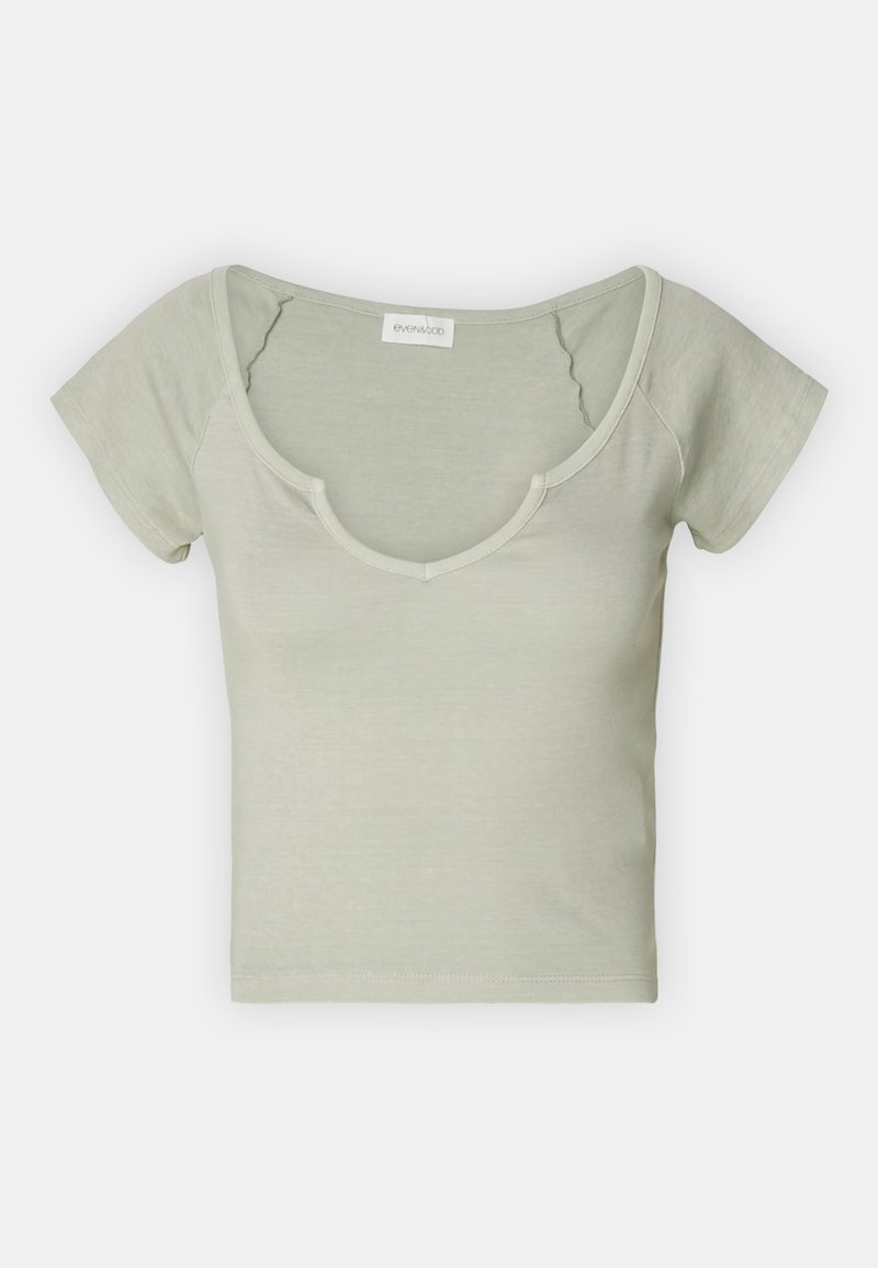 Even&Odd T-shirt basic groen